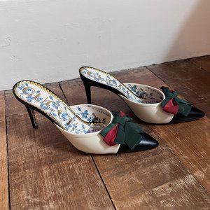 NEW UNWORN Gucci Sackville Bow Mule